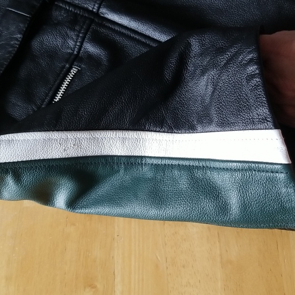 LAMARQUE Harlee Biker Leather Dress Jacket, Size M - Picture 14 of 16